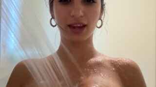 Bufalika Ika Dauria Naked Shower and Play with Massive Tits